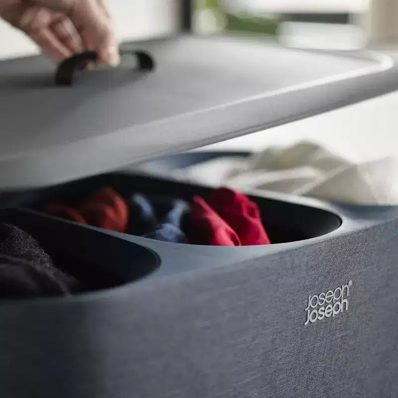 Panier à linge Joseph Joseph Tota Trio 90 L - Noir