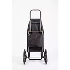 Rolser I-Max Tweed 6 Roues Chariot de Courses Pliable Monte-Escalier Vert Foncé Mousse : Chariot d'Épicerie Portable, Rangement Universel