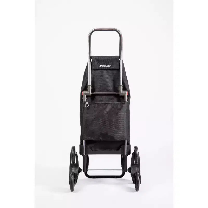 Rolser I-Max Tweed 6 Roues Chariot de Courses Pliable Monte-Escalier Vert Foncé Mousse : Chariot d'Épicerie Portable, Rangement Universel