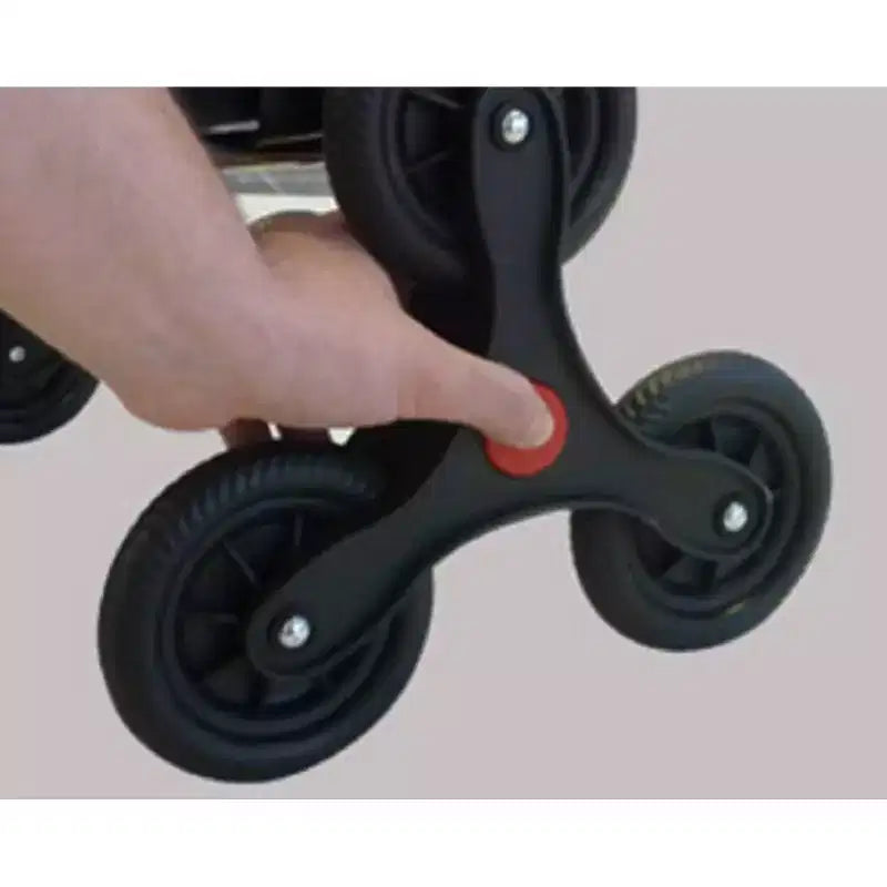 Rolser I-Max Tweed 6 Roues Chariot de Courses Pliable Monte-Escalier Vert Foncé Mousse : Chariot d'Épicerie Portable, Rangement Universel