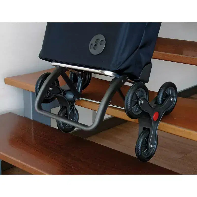 Rolser I-Max Tweed 6 Roues Chariot de Courses Pliable Monte-Escalier Vert Foncé Mousse : Chariot d'Épicerie Portable, Rangement Universel