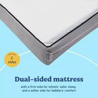 Matelas Graco Essentials 6 po double face pour lit de bébé et lit de tout-petit : Ferme, housse amovible imperméable, 8 lb