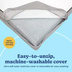 Matelas de lit de bébé et de lit pour tout-petits Graco Basics 5" : Ferme, housse imperméable, matelas en fibre de taille standard
