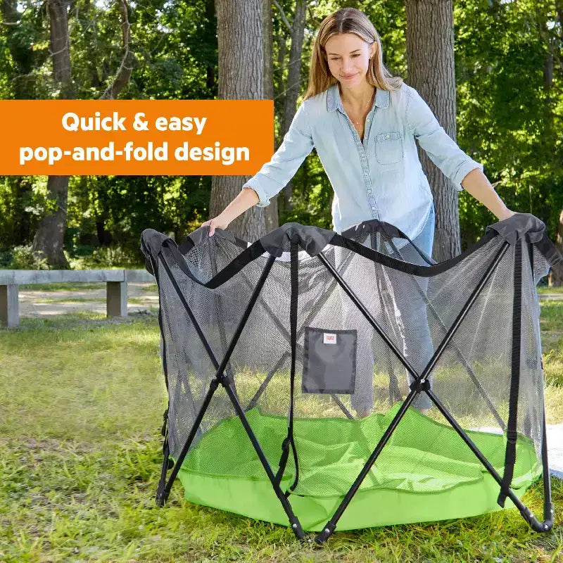 Parc portable Pop n Play Bright Starts - Vert