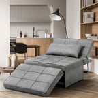 Canapé convertible Lit d'appoint Fauteuil-lit Canapé pliant Pouf Fauteuils inclinables pour le salon