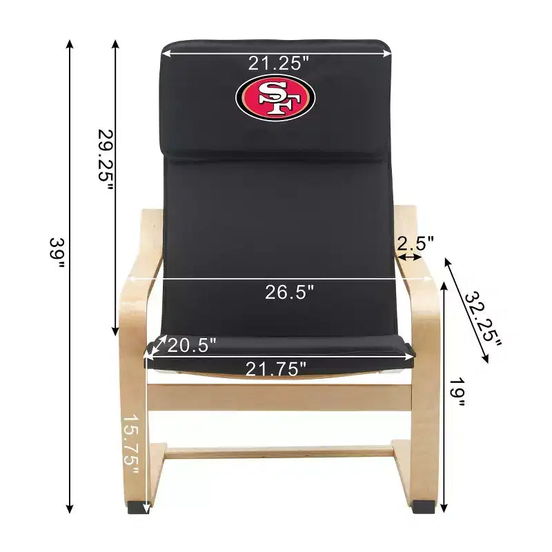 Fauteuil d'appoint Bentwood NFL San Francisco 49ers
