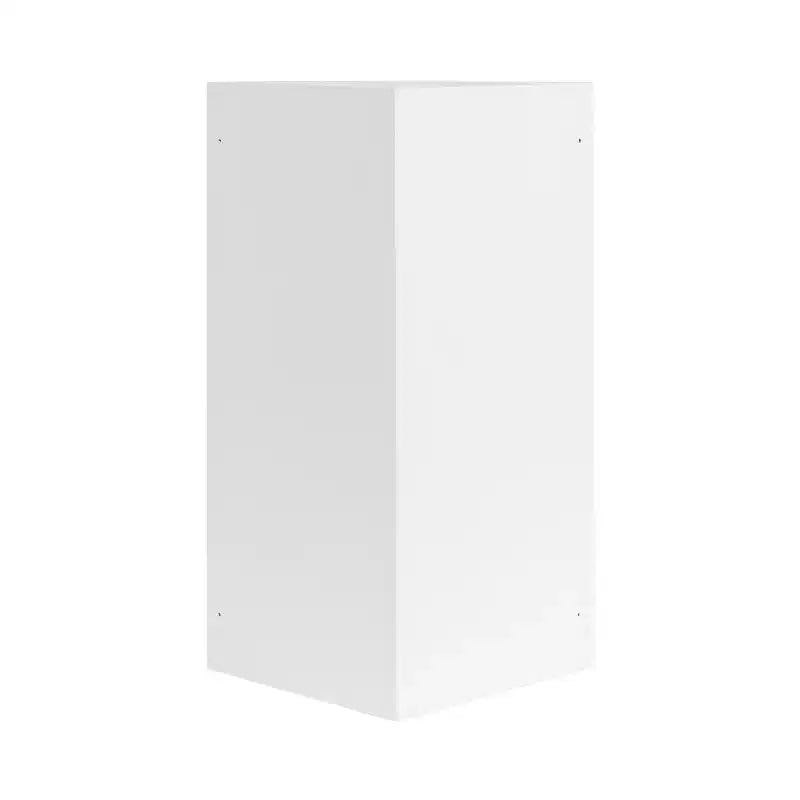 Kate & Laurel All Things Decor Étagère d'angle Elloree 40,6 cm Blanc/Naturel