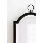 Kate & Laurel All Things Decor Miroir Mural Ohara Arch Noir 18"x30" : Style Traditionnel, Dessus Arrondi, Montage Mural