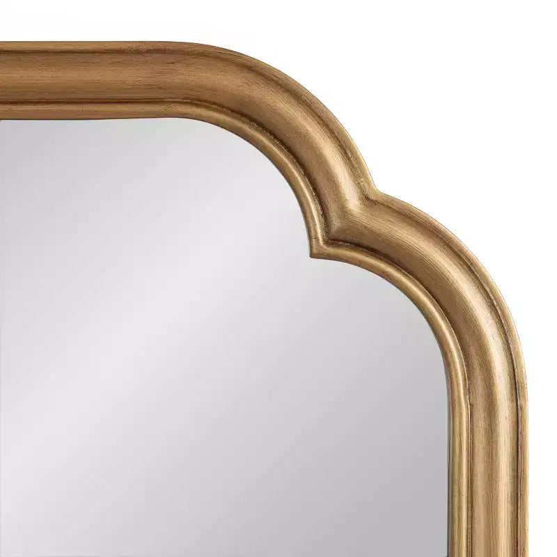 Miroir mural festonné Glenby or 24"x36" Kate & Laurel All Things Decor