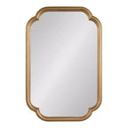 Miroir mural festonné Glenby or 24"x36" Kate & Laurel All Things Decor