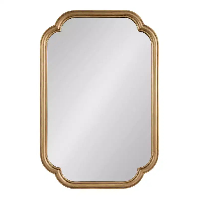 Miroir mural festonné Glenby or 24"x36" Kate & Laurel All Things Decor