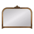 Miroir mural arqué Hubanks 40"x30" doré - Kate & Laurel All Things Decor