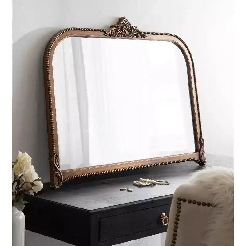 Miroir mural arqué Hubanks 40"x30" doré - Kate & Laurel All Things Decor