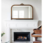 Miroir mural arqué Hubanks 40"x30" doré - Kate & Laurel All Things Decor