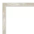Miroir mural étroit en métal craquelé non biseauté 40" x 29" - Amanti Art : Cadre en polystyrène, quincaillerie de montage incluse