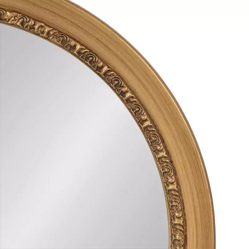 Kate & Laurel All Things Decor Miroir Mural Rond Wildomar Doré 26"x26"
