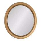 Kate & Laurel All Things Decor Miroir Mural Rond Wildomar Doré 26"x26"