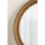 Kate & Laurel All Things Decor Miroir Mural Rond Wildomar Doré 26"x26"