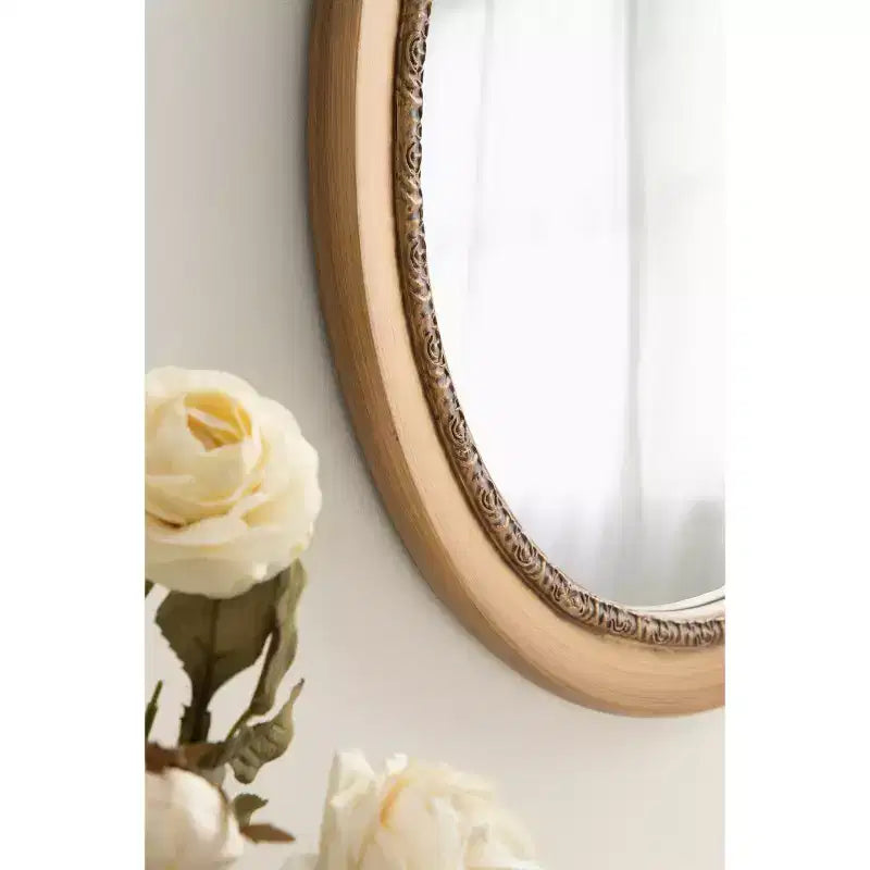 Kate & Laurel All Things Decor Miroir Mural Rond Wildomar Doré 26"x26"