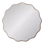Kate & Laurel All Things Decor Miroir rond festonné Viona 32"x32" Bronze