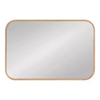 Miroir mural décoratif encadré Nordlund 23" x 35" Naturel - Kate & Laurel All Things Decor