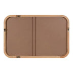 Miroir mural décoratif encadré Nordlund 23" x 35" Naturel - Kate & Laurel All Things Decor
