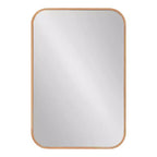 Miroir mural décoratif encadré Nordlund 23" x 35" Naturel - Kate & Laurel All Things Decor