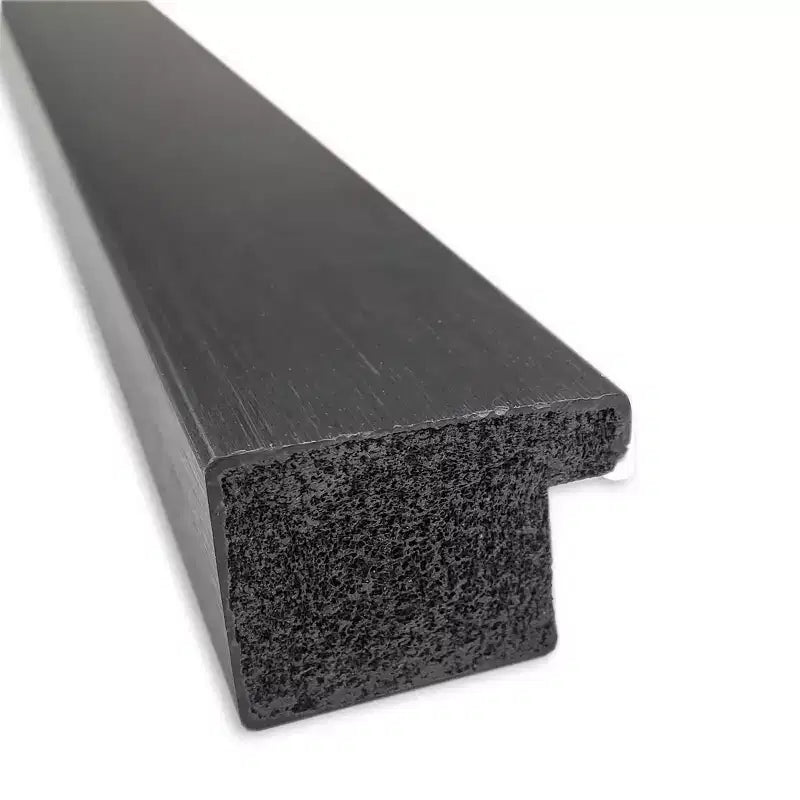 Amanti Art 30" x 24" Miroir Mural de Salle de Bain Étroit Grace Non Biseauté Métal Brossé Noir : Rectangle Moderne, Fixation Murale