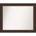 33" x 27" Lara Bronze Wood Wall Mirror - Amanti Art