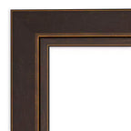 Miroir mural en bois bronze Lara 33" x 27" - Amanti Art