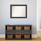 Miroir mural en bois bronze Lara 33" x 27" - Amanti Art