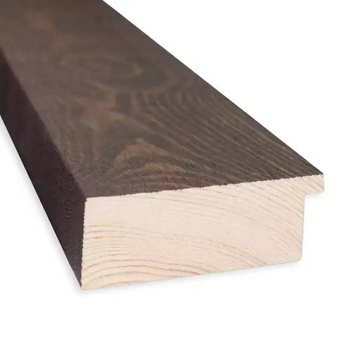 Miroir de porte Amanti Art en bois marron non biseauté 20 x 54 po