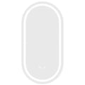 WallBeyond 15.75"x31.5" Oval LED Vanity Mirror Clear