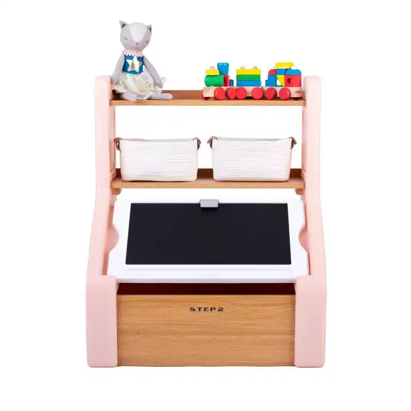 Table et coffre de rangement Step2 Harmony pour enfants - Rose