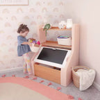 Table et coffre de rangement Step2 Harmony pour enfants - Rose