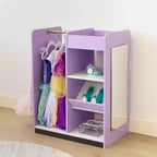 Humble Crew Meuble de Rangement pour Déguisements d'Enfants avec Miroir Violet