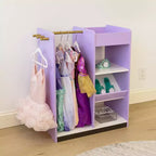 Humble Crew Meuble de Rangement pour Déguisements d'Enfants avec Miroir Violet