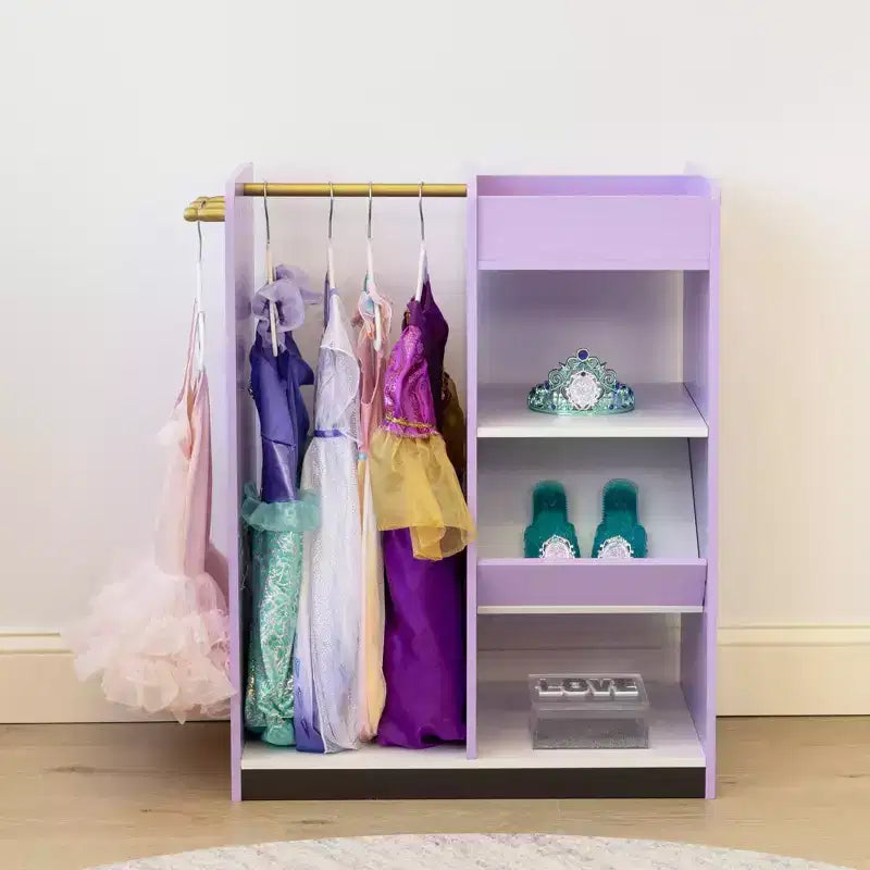 Humble Crew Meuble de Rangement pour Déguisements d'Enfants avec Miroir Violet