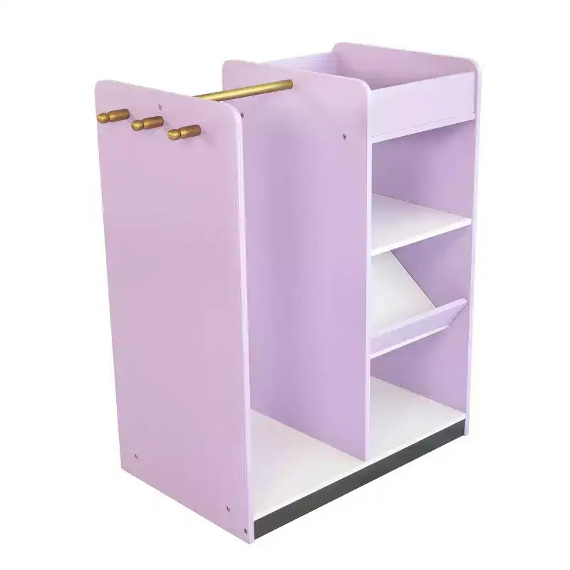 Humble Crew Meuble de Rangement pour Déguisements d'Enfants avec Miroir Violet
