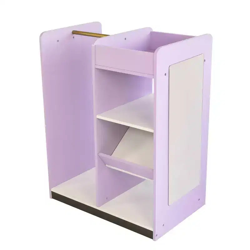 Humble Crew Meuble de Rangement pour Déguisements d'Enfants avec Miroir Violet