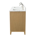 Meuble-lavabo Vanity Art avec évier en céramique et dessus en marbre reconstitué