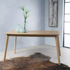 GDFStudio Anne Table à manger en bois moderne du milieu du siècle
