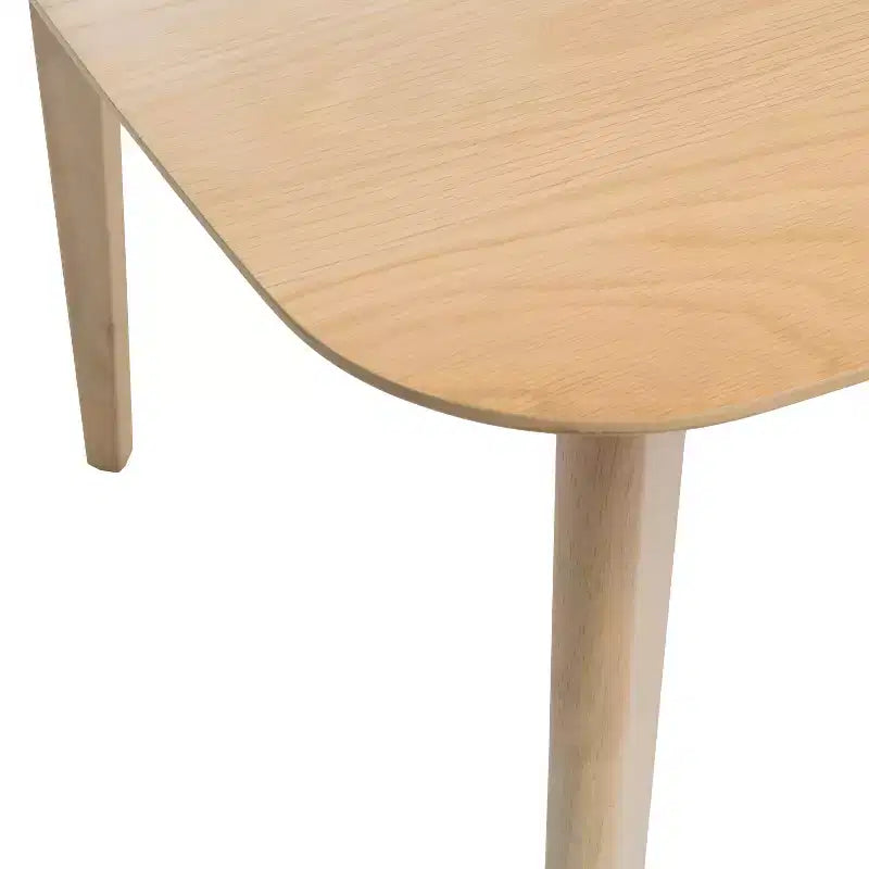 GDFStudio Anne Table à manger en bois moderne du milieu du siècle