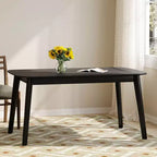 GDFStudio Anne Table à manger en bois moderne du milieu du siècle
