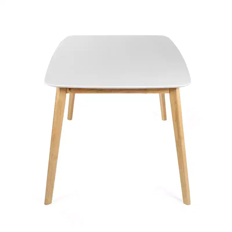 GDFStudio Anne Table à manger en bois moderne du milieu du siècle