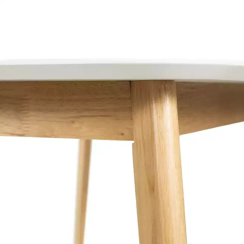 GDFStudio Anne Table à manger en bois moderne du milieu du siècle