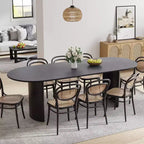 Dovelina Table de Salle à Manger Table de Cuisine Moderne en Bois Table de Salle à Manger