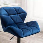 Fauteuil de bureau pivotant et réglable Eldon Diamond Tufted, bleu