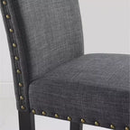 Ensemble de salle à manger Amisos 7 pièces, table à manger Hairpin avec 6 chaises, 3 options de couleur