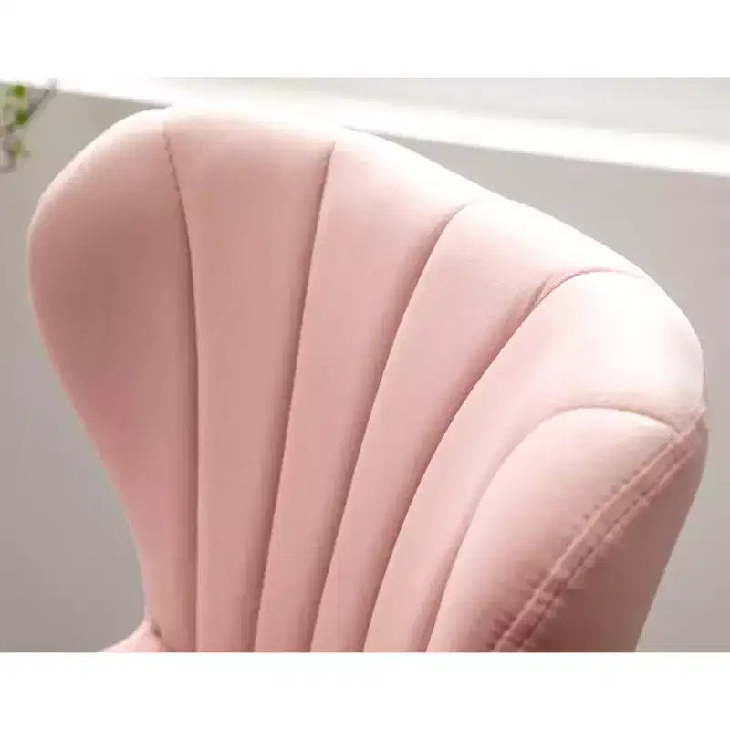 Tabourets de bar pivotants réglables rembourrés Ellston roses, lot de 2